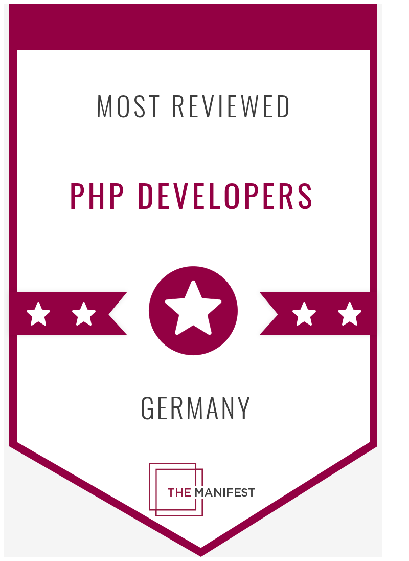 The Manifest Most Reviewed PHP Developers Germany 2022