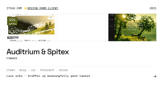 Social card for Auditrium & Spitex