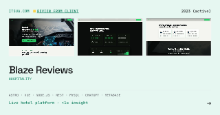 Social card for Blaze Reviews