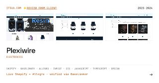 Social card for Plexiwire