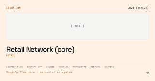 Social card for Retail Network (core)