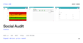 Social card for Social Audit