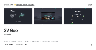 Social card for SV Geo